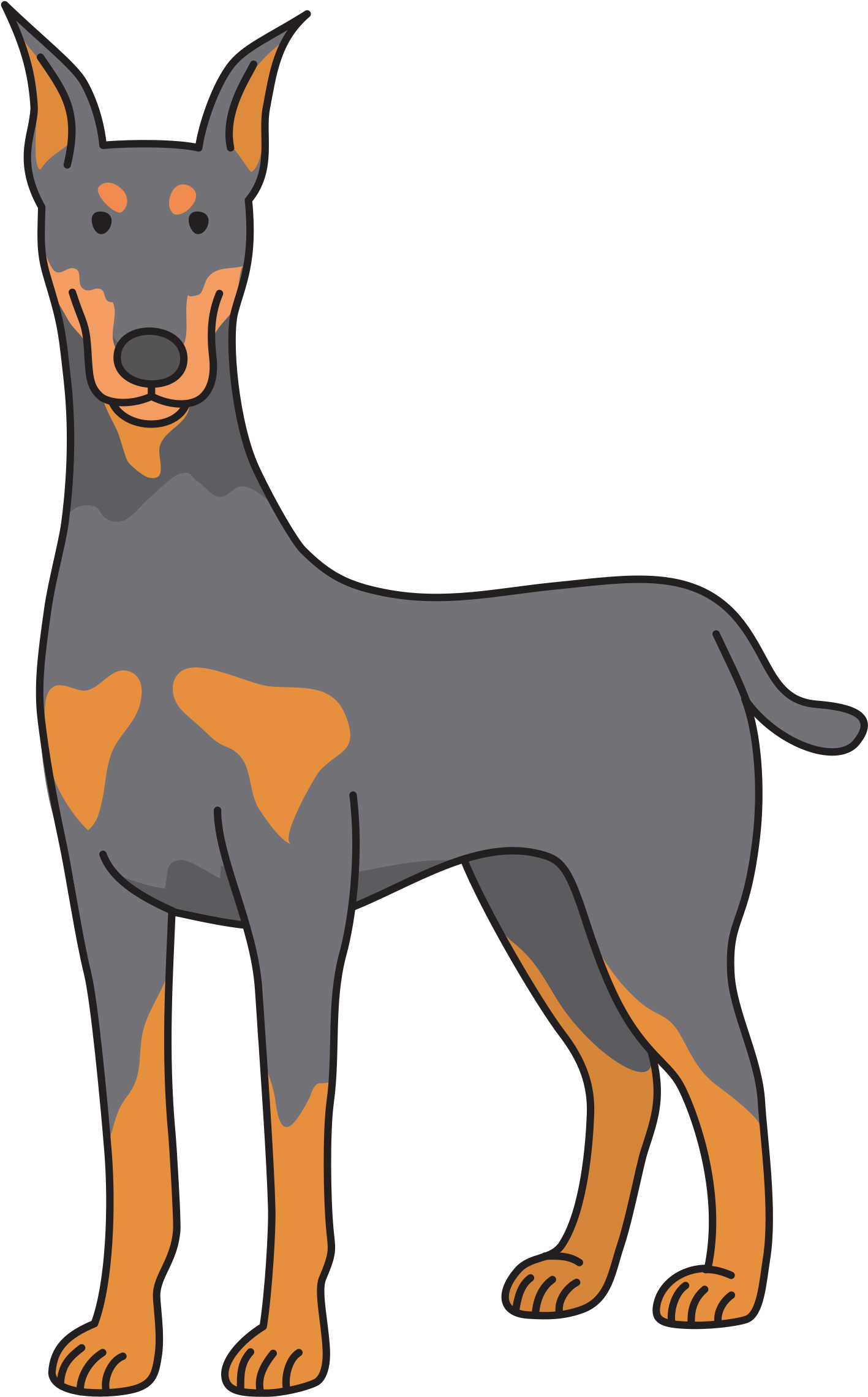 This Free Icons Png Design Of Dog (1590x2400), Png Download