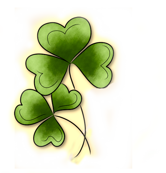 Patrick's Day - Shamrock (530x551), Png Download