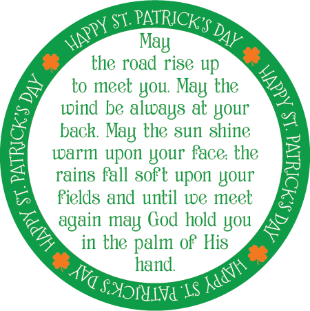 Patrick's Day Napkin Knot - Circle (450x451), Png Download