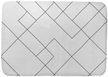 Geometric Simple Black And White Minimalistic Pattern, - Drawing (400x400), Png Download