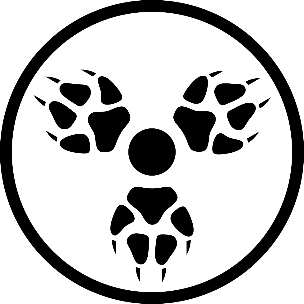 Pawprints - - Icon (980x980), Png Download