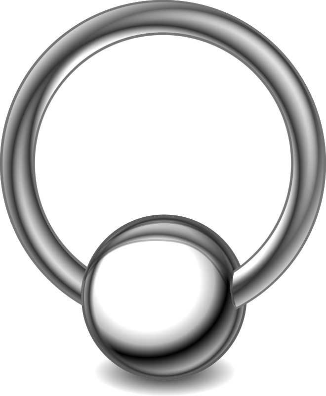 Piercing Png Photo - Piercing Ring Png (660x800), Png Download
