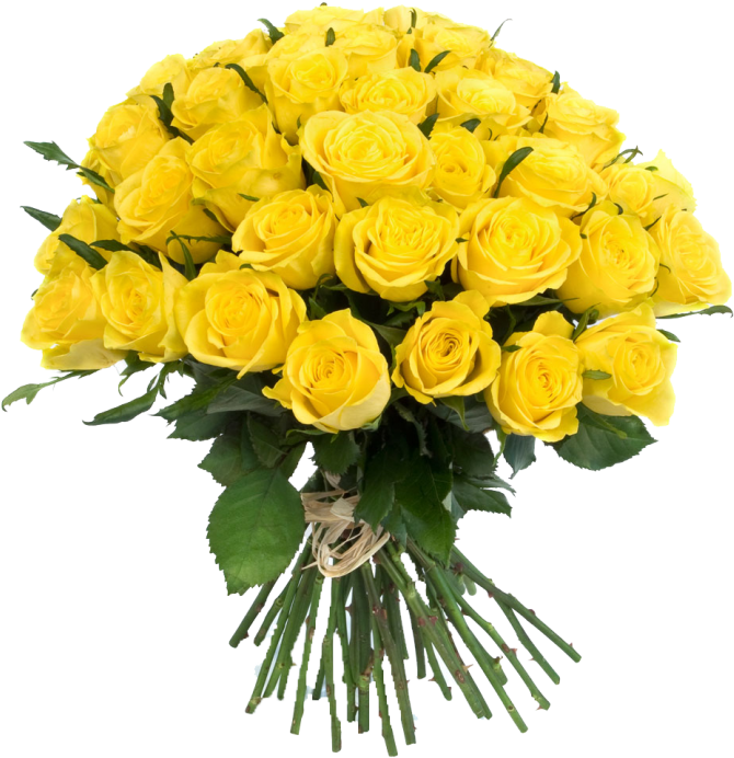 Bouquet Of Flowers Icon Clipart - Yellow Flowers Bouquet (780x975), Png Download