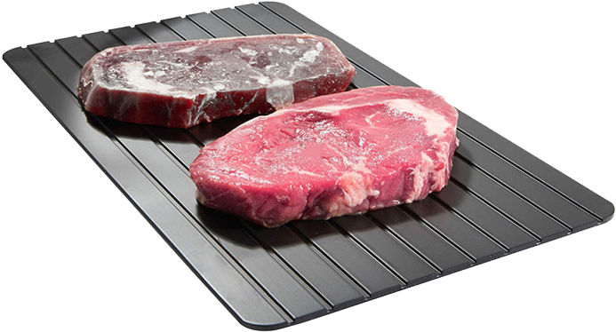 The Safest Way To Defrost Meat Or Frozen Food - Vonshef Defrost Tray - Thaw Frozen Food (700x394), Png Download