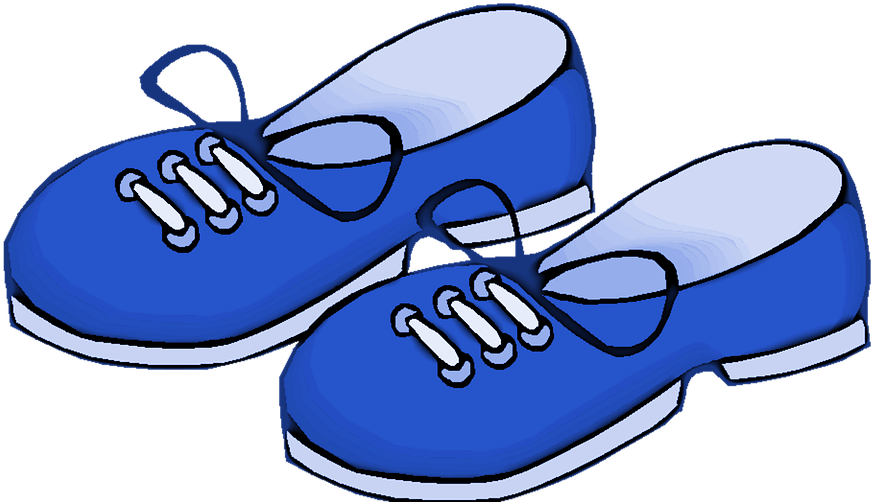 India Clipart Shoe - Blue Suede Shoes Clipart (960x511), Png Download