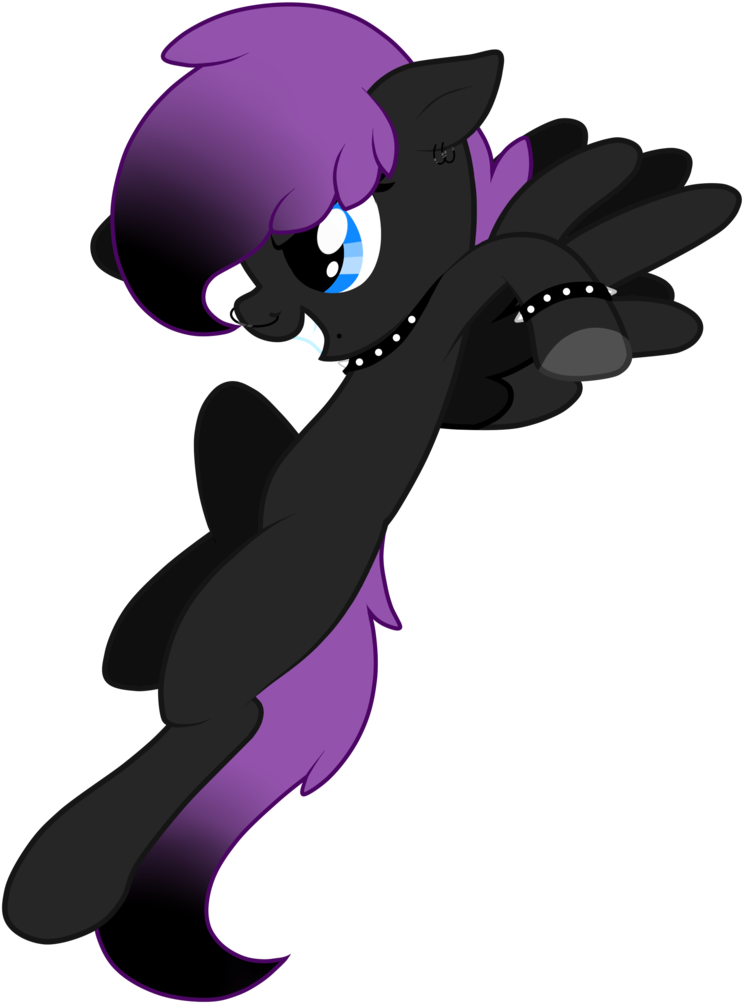 Absolitedisaster08, Choker, Female, Mare, Nose Piercing, - Cartoon (757x1024), Png Download