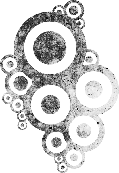 Retro 3 - Geometric Shape (414x600), Png Download