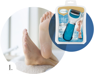 Your Feet Deserve Attention, Too - Amop Pedi Perfect Electronic Foot File With Diamond (380x380), Png Download