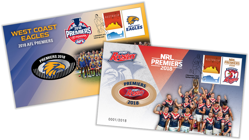 Limited Edition Afl & Nrl Premiership Medallions Pre - Sydney Roosters (970x545), Png Download