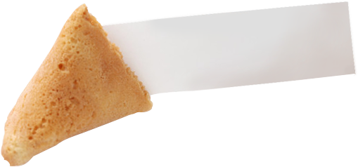 Home - Fortune Cookie Fortune Png (509x238), Png Download