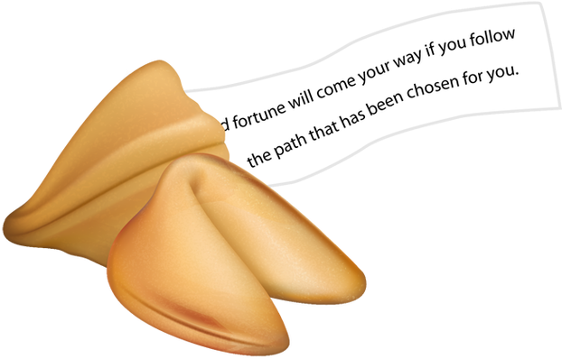 Fortune-cookies - Fortune Cookie Free Clipart (640x456), Png Download