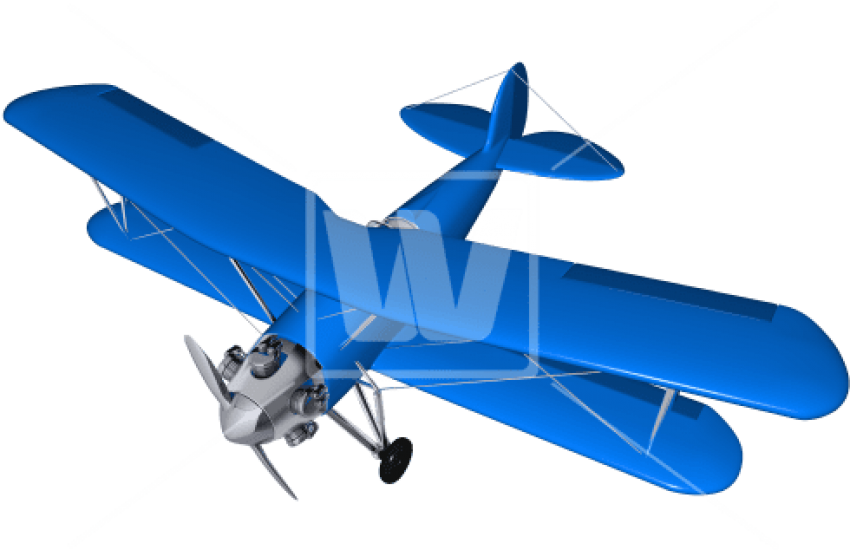 Vintage Biplane 3d - Airplane (550x366), Png Download