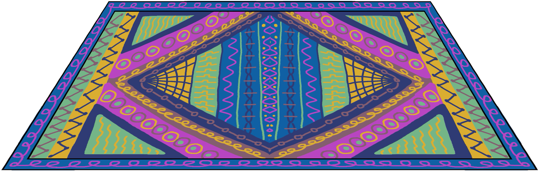 Save The Carpet In Perspective With "save Mask As Png" - Animated Abc Rug Transparent Background (1938x709), Png Download