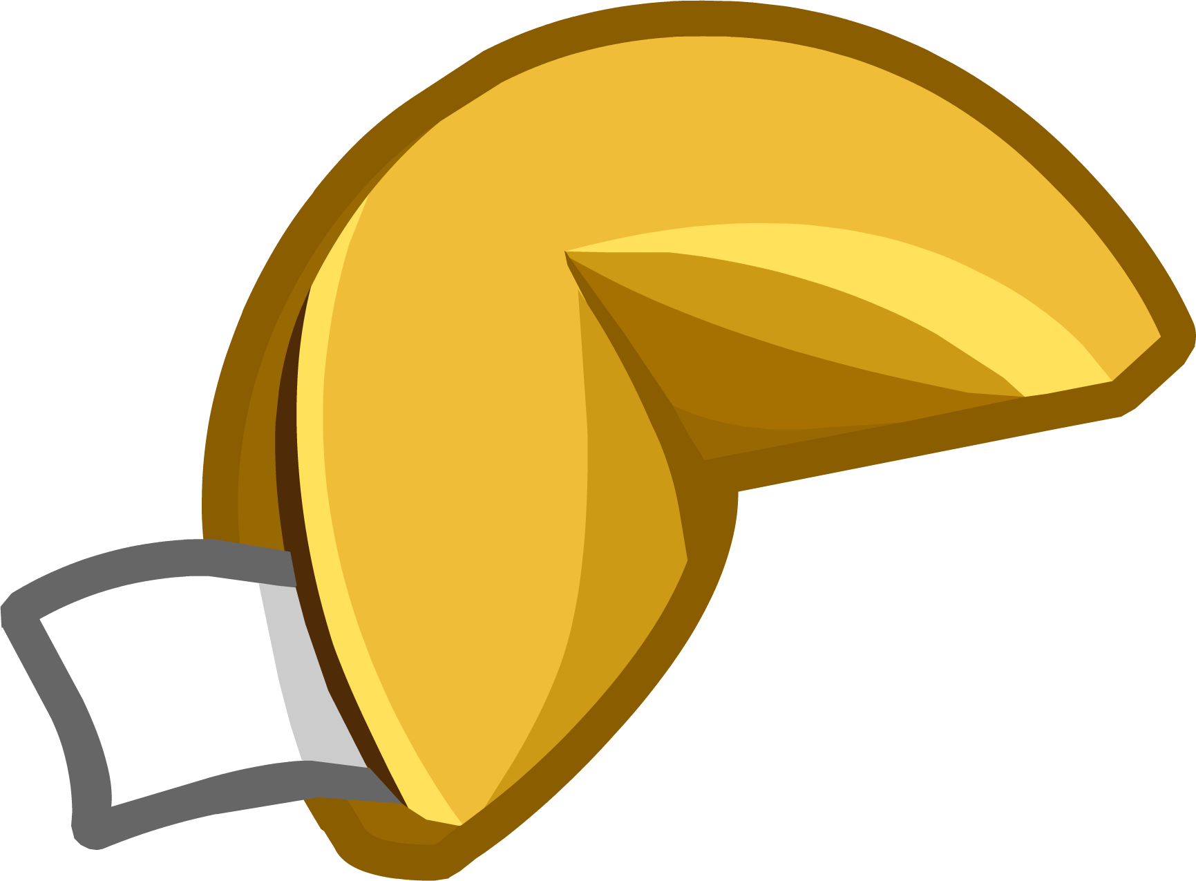 Fortune Cookie Clipart - Fortune Cookie (1731x1275), Png Download