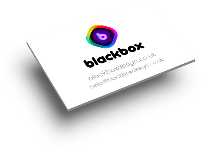 Business Card With Blackbox Contact Details - Blackbox Web Design (810x604), Png Download