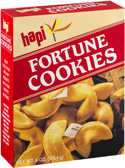 Hapi Fortune Cookies - 4 Oz Box (600x600), Png Download
