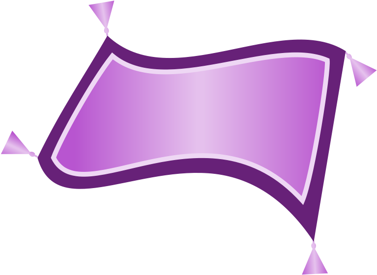 How To Set Use Magic Carpet Clipart (900x637), Png Download