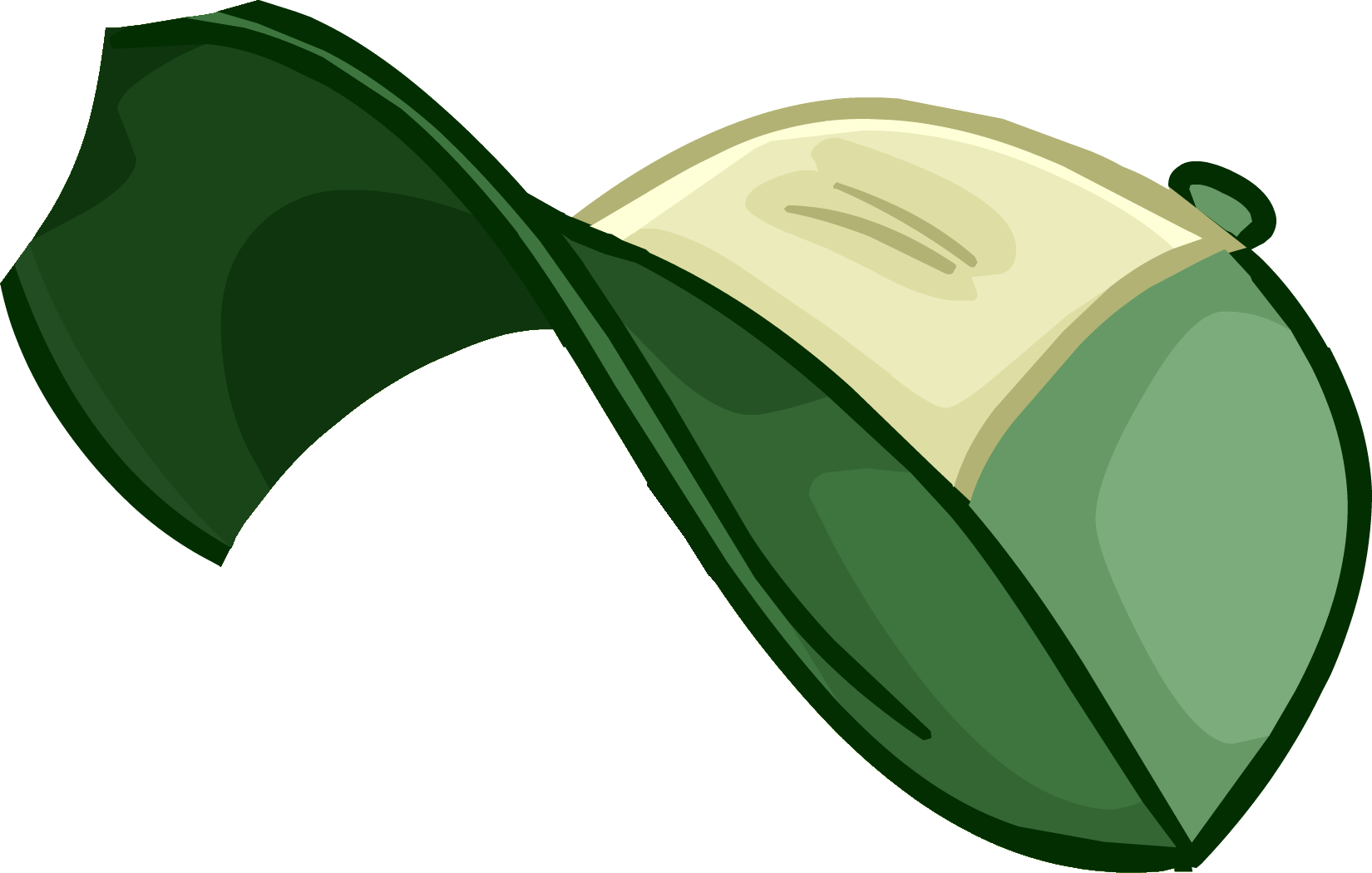 Penguin Style January 2013 Items For Everyone Green - Club Penguin Green Cap (1650x1050), Png Download