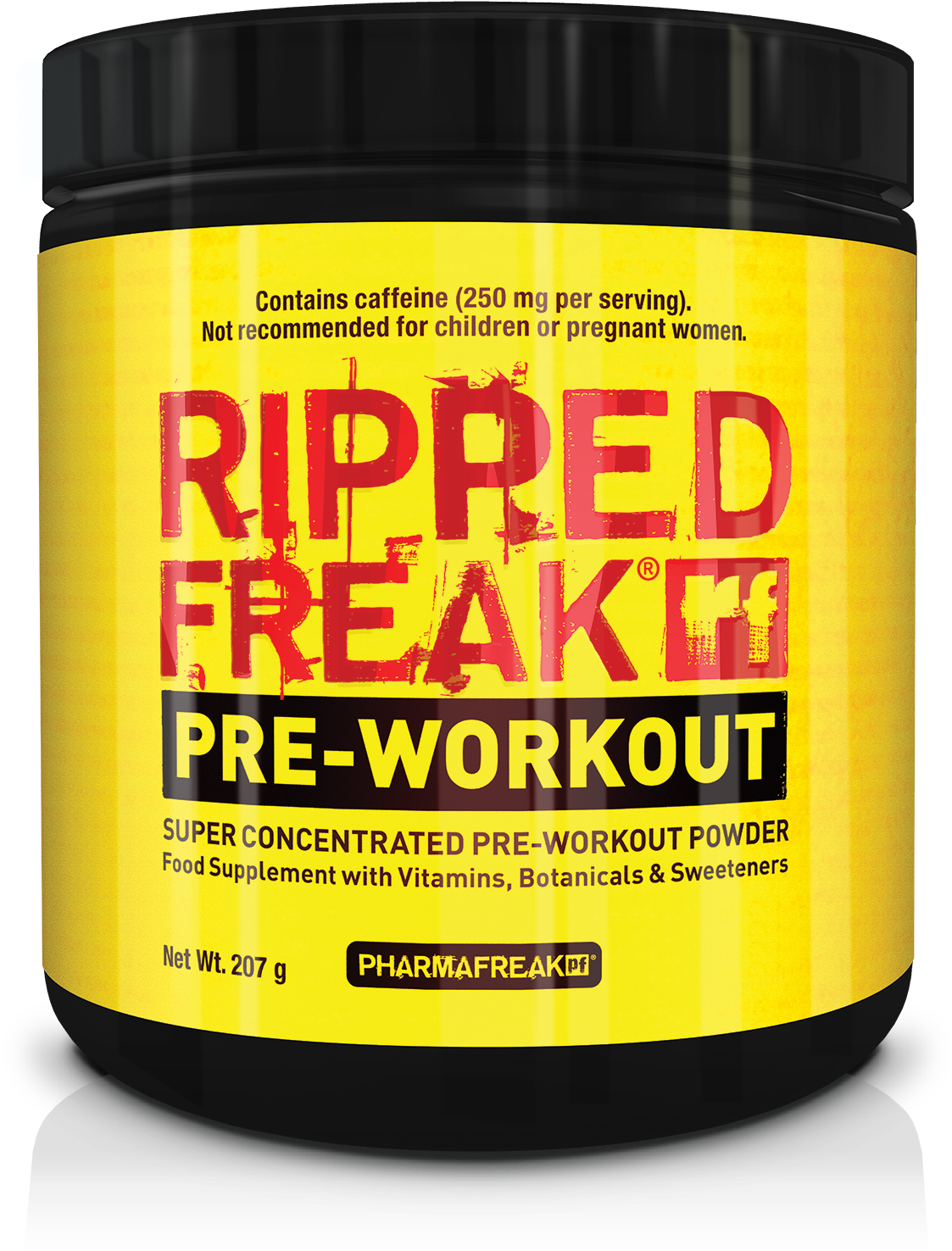 Ripped Freak Pre-workout - Pharmafreak Ripped Freak Pre-workout 200g (1800x1862), Png Download