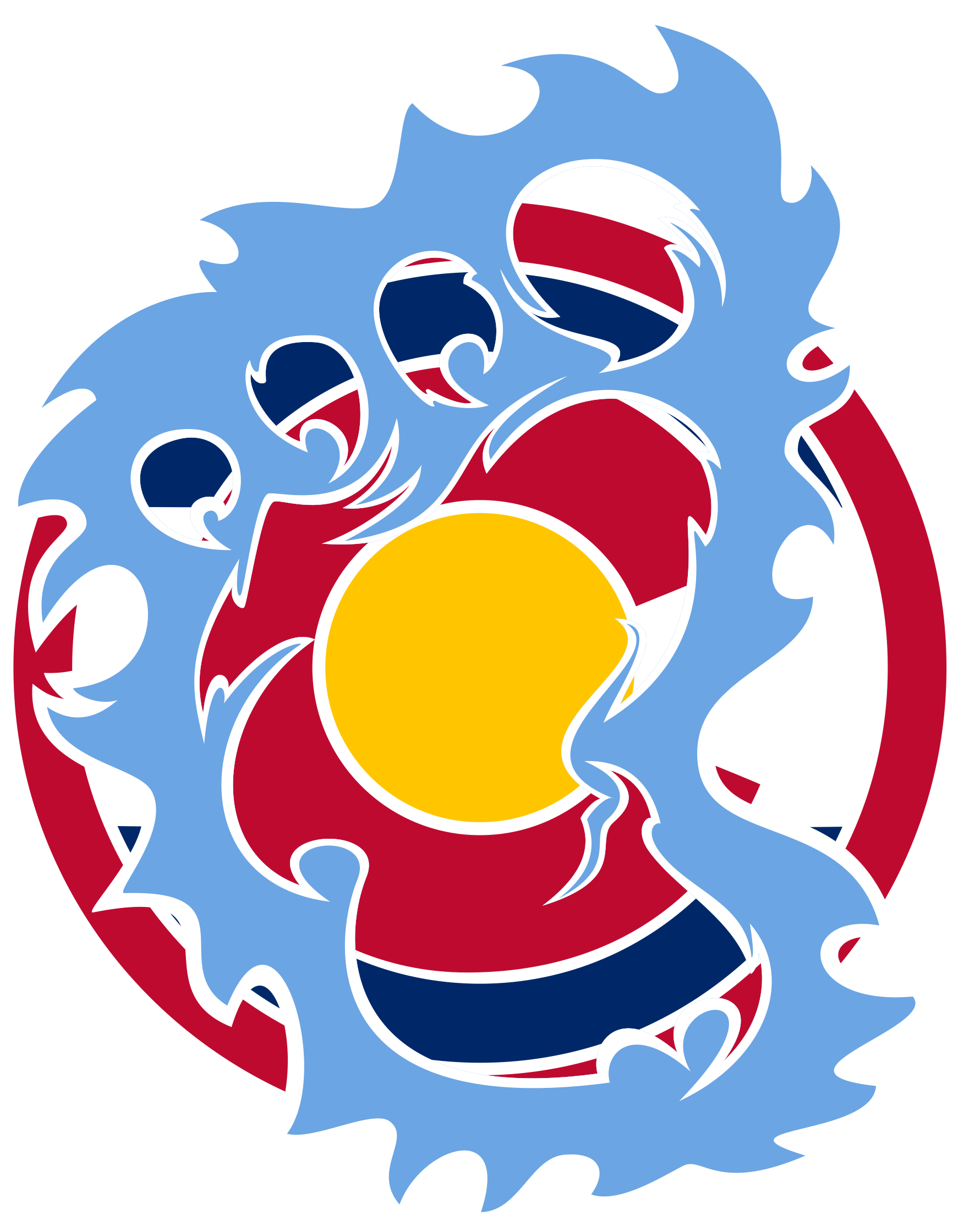 2001 Colorado Yeti - Colorado Yeti Logo (1754x2239), Png Download