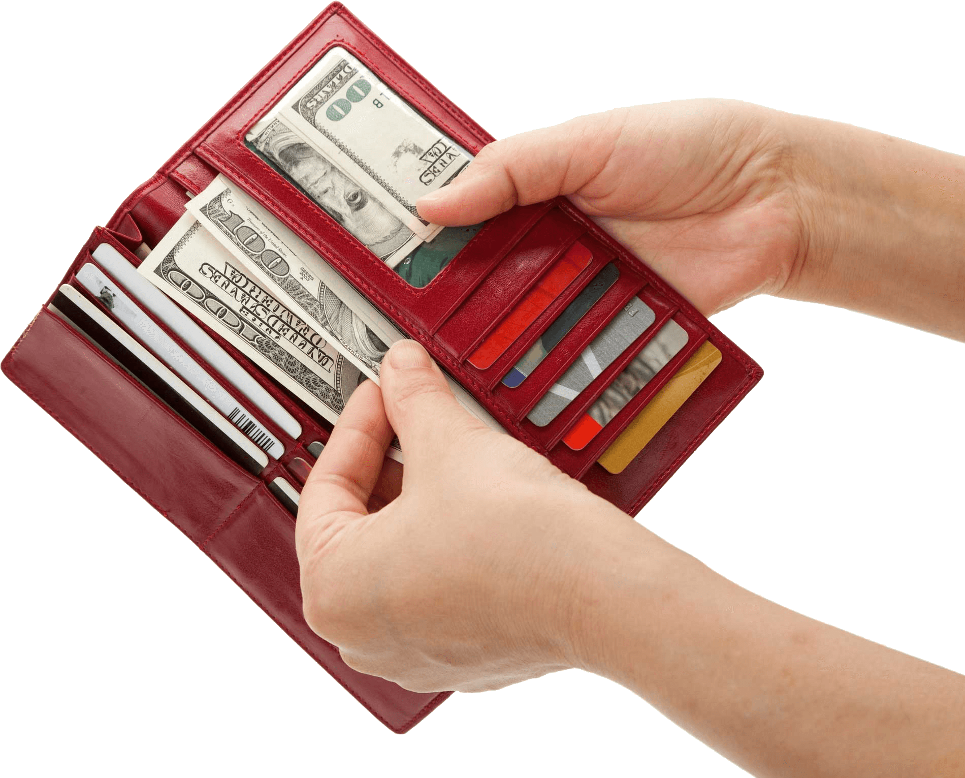 Opening Wallet - Opening Wallet Png (1900x1531), Png Download