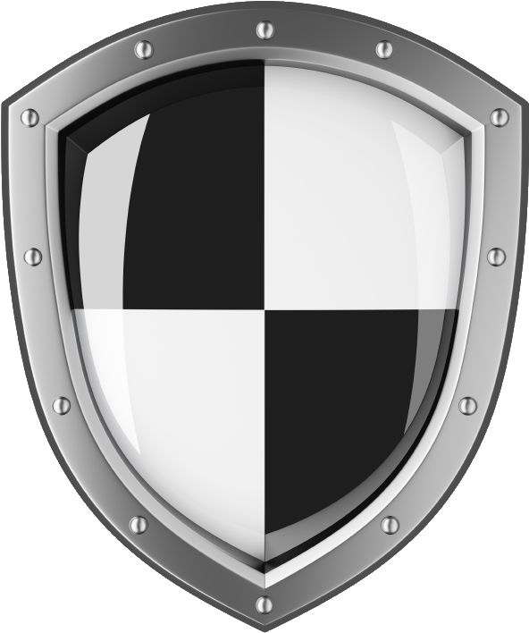 Anti-theft Measures - Silver Shield (599x711), Png Download