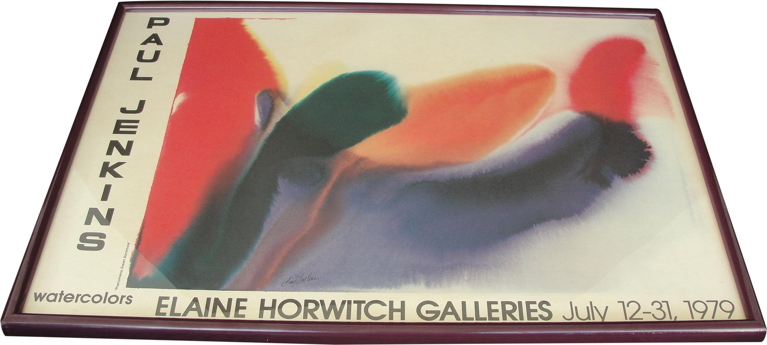 This Is Beautiful Print Of A Paul Jenkins Watercolor - Still Life (2592x1944), Png Download