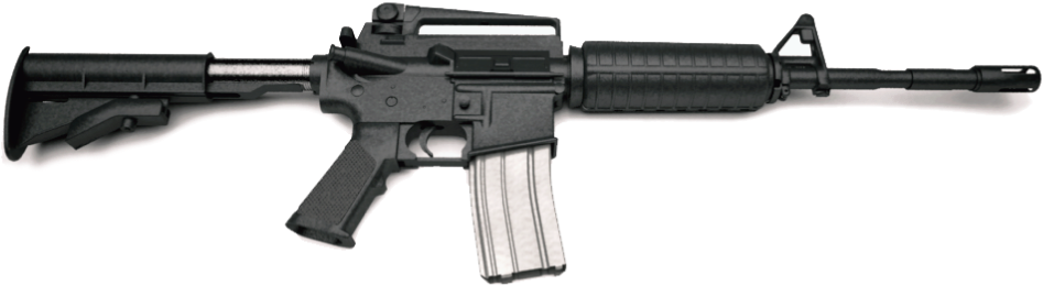 Rendering Of An Ar-15 Style Rifle - Savage Arms Msr 15 Recon (947x280), Png Download