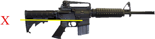 Ar-15 Configured As An Assault Weapon With "detachable - Ar 15 (702x180), Png Download