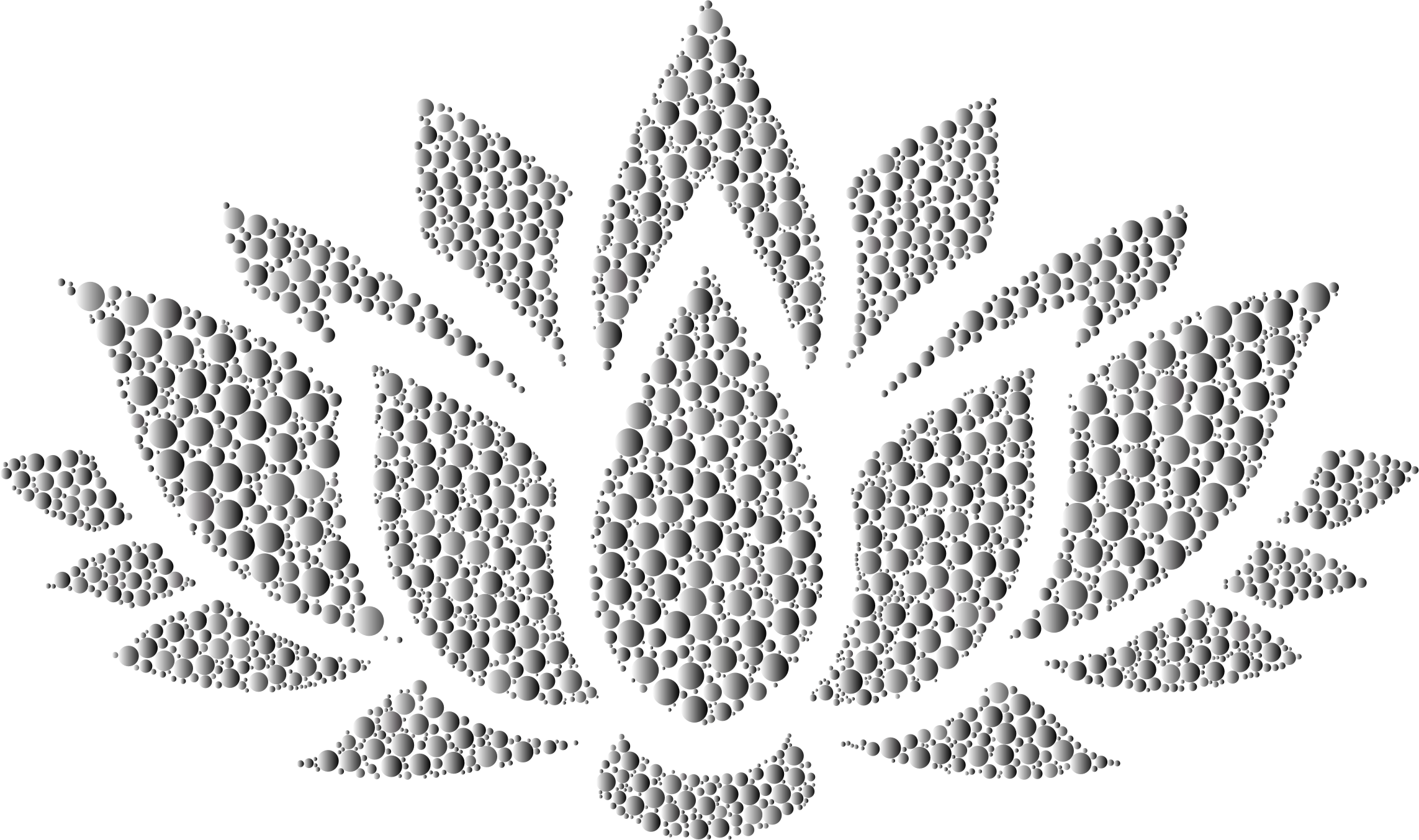 Big Image - Lotus Flower Clipart Transparent Background (2286x1353), Png Download