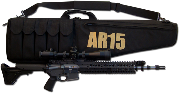 M16 Ar15 - Ar 15 M 16 Gun Case (600x600), Png Download