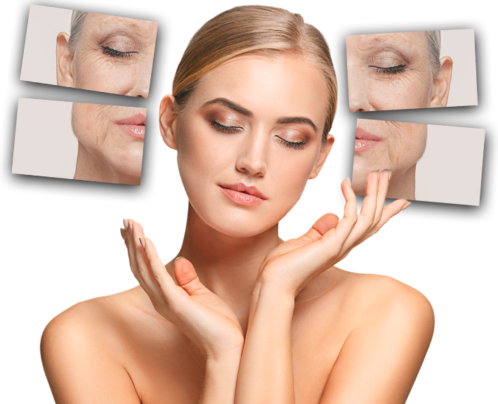 Wrinkles & Lines - Ageing (709x575), Png Download