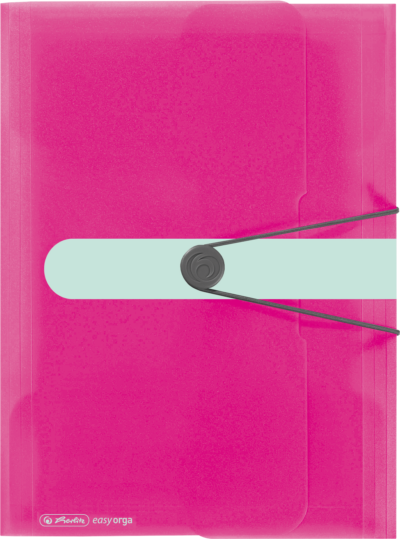 Wallet Folder Pp A4 Cool Pink Opaque - Teczka Z Gumką Herlitz A4 Easy Orga Cool Pink (2008x2008), Png Download