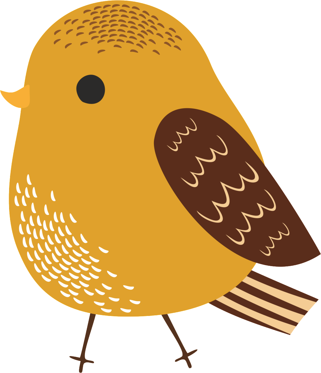Cartoon Bird Free Bird Material - Cartoon (1024x1190), Png Download