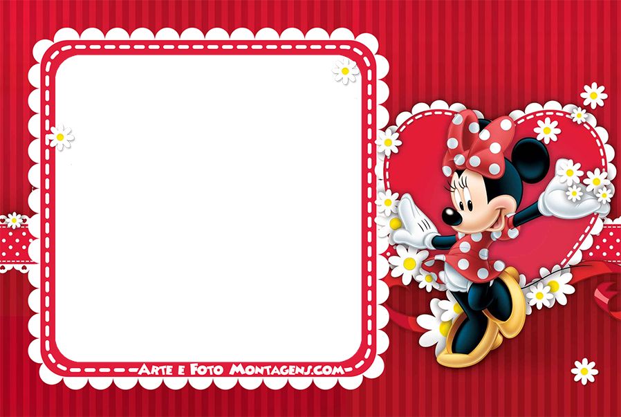 Moldura Minnie Png - Mini Mouse (898x603), Png Download