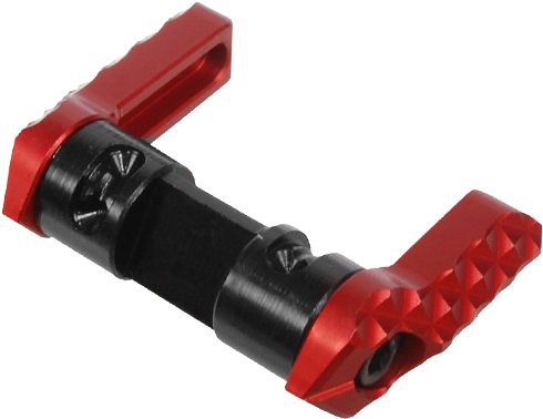 Red Safety Selector Ar15 (600x600), Png Download