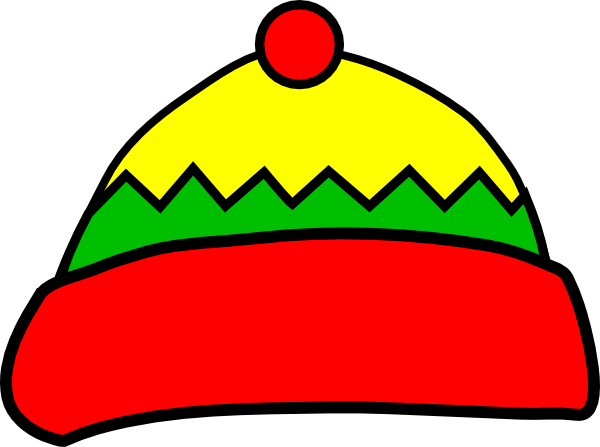 Knit Cap Hatpin Clothing - Winter Hat Clipart Png (456x340), Png Download