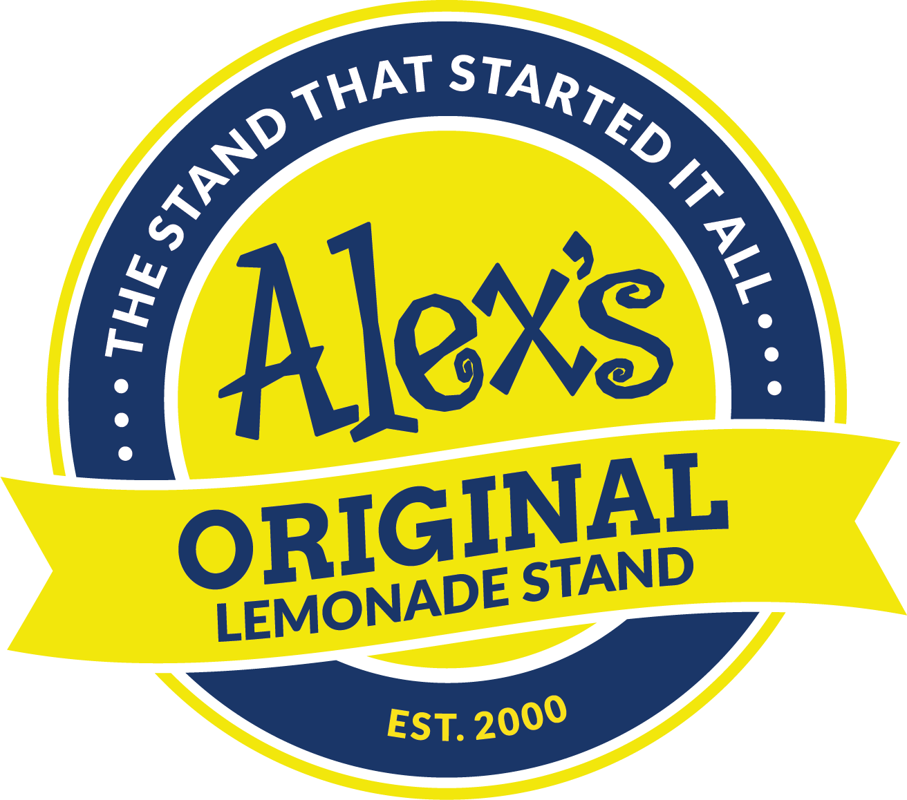 Alex's "original" Lemonade Stand - Cotton Throw Pillow (16"x16") Quantity(1) (1312x1158), Png Download