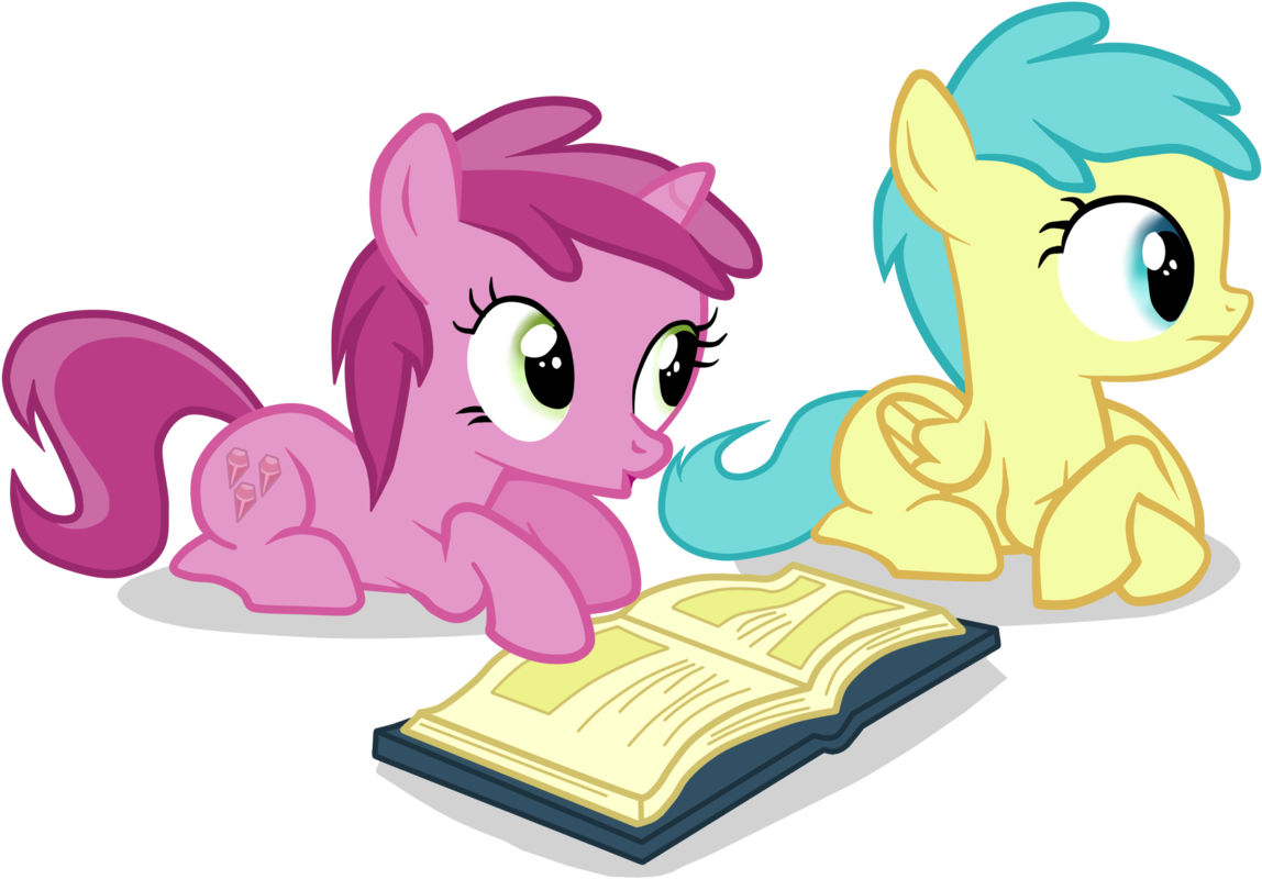 Arcum42, Book, Cute, Frown, Rainy Feather, Reading, - Cartoon (1280x822), Png Download