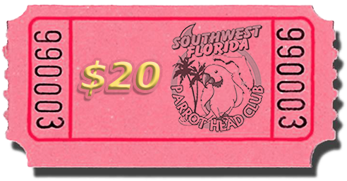 Raffle Ticket - $20 - Admit One Roll Tickets (543x256), Png Download