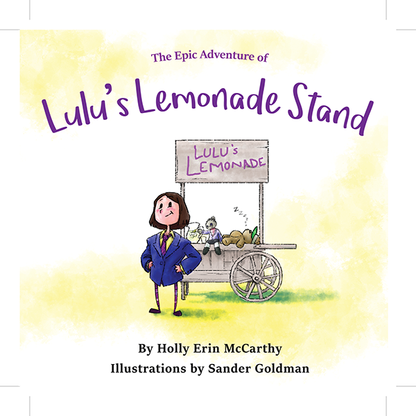 The Book Cover Depicting Lulu's Eponymous Lemonade - Lemonade Children's Book (600x600), Png Download