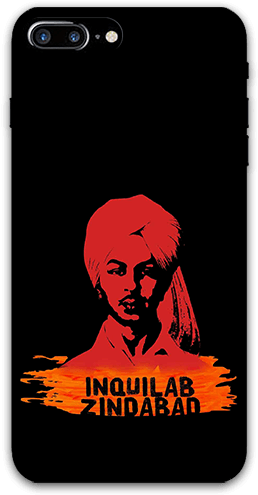 Download Inquilab Zindabad Bhagat Singh Iphone 8 Plus Mobile - Mobile Phone  PNG Image with No Background 