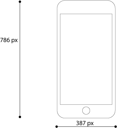 Iphone 8 Mockup Free Download - Iphone 8 Vector Mockup (700x480), Png Download