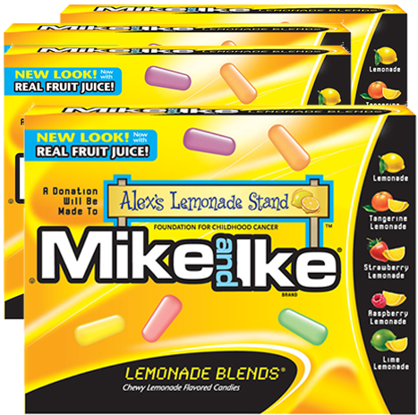 Mike And Ike Lemonade Blends Chewy Candies - Mike And Ike Lemonade Blends (pack Of 3) (500x500), Png Download