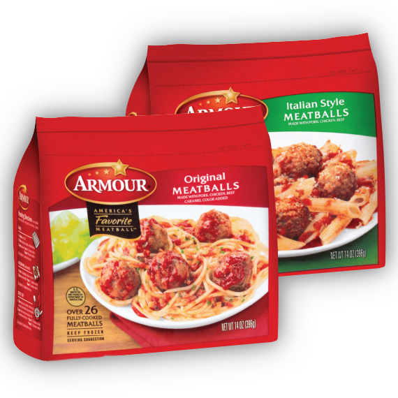 Frozen Meatballs - Armour Meatballs (570x570), Png Download