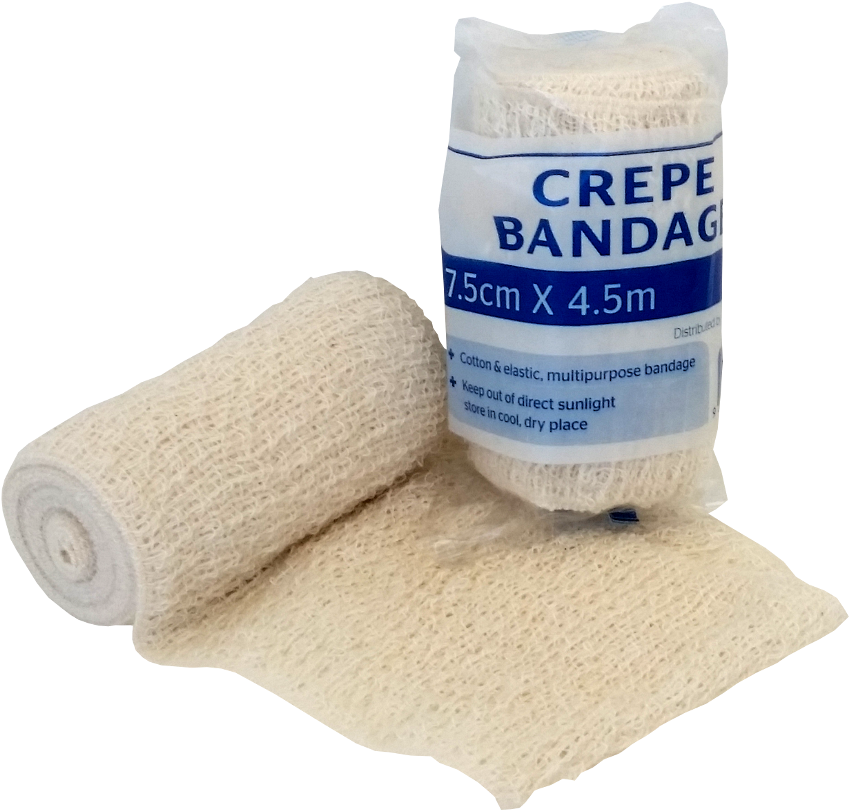 Mb022 Crepe Bandage 75mm X - Crepe Roller Bandage (900x900), Png Download