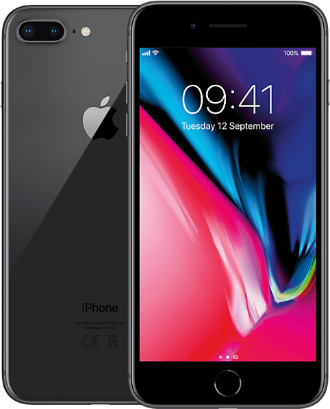 Apple Iphone 8 Plus Deals - Apple Iphone 8 Plus - Space Grey (800x600), Png Download