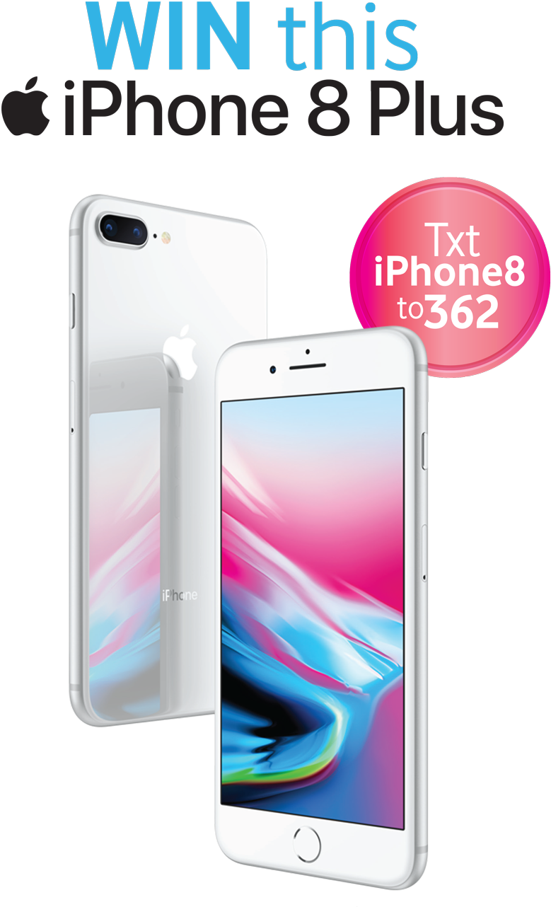 Iphone8 Text Win - Win An Iphone 8 (850x1299), Png Download