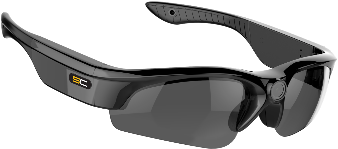 Sport Sunglasses Png - Video Camera Sunglasses (1400x723), Png Download
