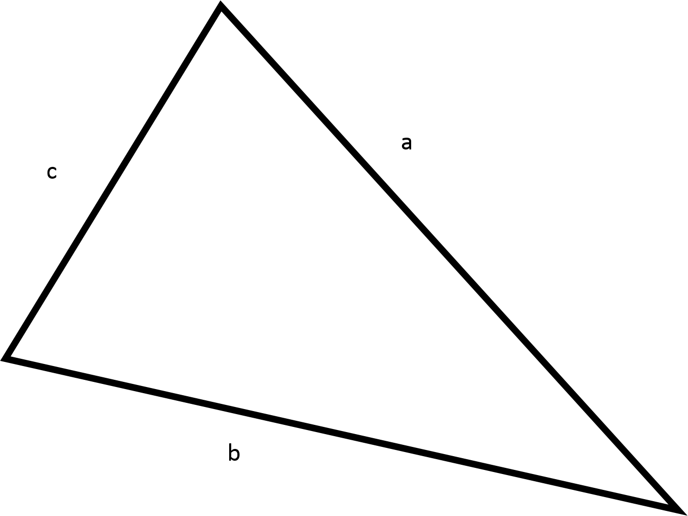 Free Isosceles Triangle Theorem - Triangle (1342x1008), Png Download